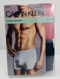 BOKSERKI MĘSKIE Calvin Klein 2PK TRUNK CZARNE